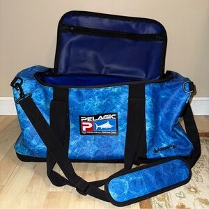 Pelagic 50L Waterproof Duffle Bag, Aqua Blue